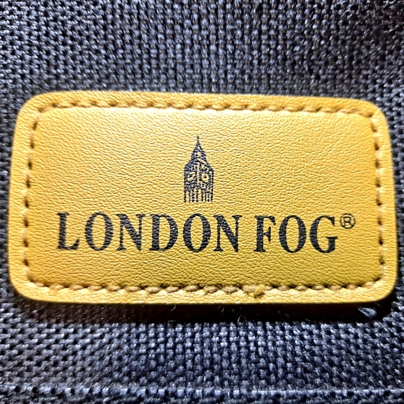 London Fog Ryka Briefcase/Laptop/Travel Bag 16x12 Expandable Blk. 11-Compartment - Picture 2 of 12